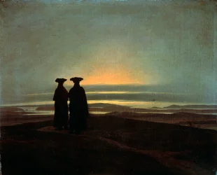 Bracia o zachodzie słońca, między 1830 a 1835 rokiem