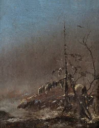 Ośnieżone drzewko