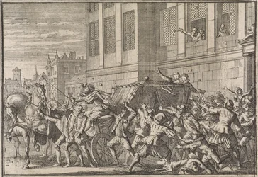 Atak w Madrycie na powóz hrabiego Olivares, Gaspard de Gusmán, 1643