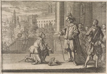 Karol IV, książę Lotaryngii klęczący przed Ludwikiem XIII, 1641