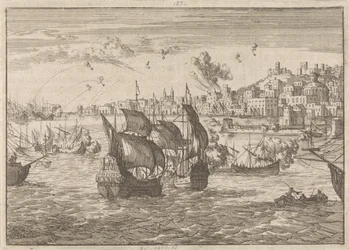 Genua zbombardowana przez flotę francuską, 1684