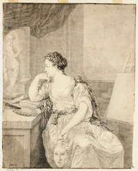 Portret Madame de Poullain