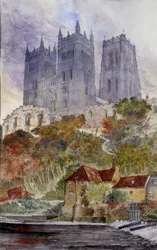 Katedra w Durham, Anglia, 1913.