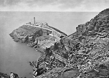 Latarnia morska South Stack, Holyhead, ok. 1896 r.