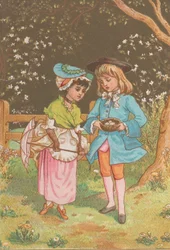 Walentynki, ca. 1880.