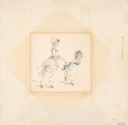 Kobieta i dziecko, 1883.