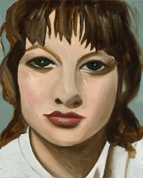 Feather Cut, 2005 (olej na desce)