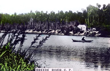 Broad Broad River, Prowincja Zachodnia, Republika Południowej Afryki, ok. 1920 r.