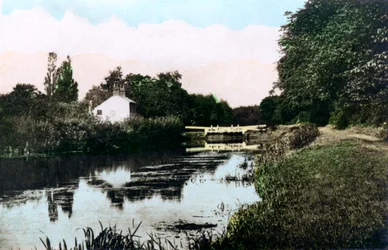 Sonning Lock na Tamizie, Berkshire, 1926.
