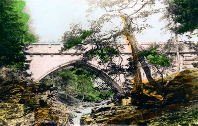 Linn z Dee, Braemar, Aberdeenshire, 1926.