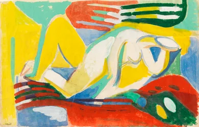 Odaliska II, ok. 1938 (gwasz na papierze)