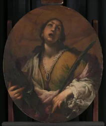 Święta Katarzyna, ok. 1650 (olej na płycie)