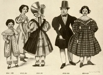 Odzież dziecięca z lat 1820-1840, 1907, 1937