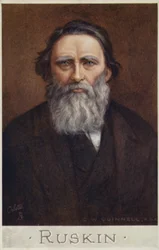 John Ruskin (1819-1900), angielski pisarz, krytyk sztuki, artysta i myśliciel społeczny