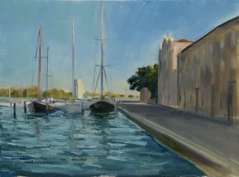 Marina, San Giorgio Maggiore, Wenecja 1 (olej na płótnie)