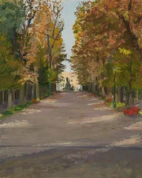 Viale Giuseppe Garibaldi, Wenecja, 2 (olej na płótnie)