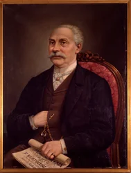 Portret F. Bertocchi, włoskiej piosenkarki. 1893 (olej na płótnie)