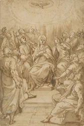 Pięćdziesiątnica Zstąpienie Ducha Świętego, ca. 1576.