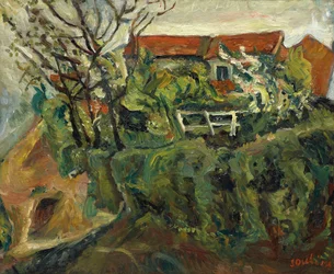 Domy w krajobrazie, ok. 1918-1919.