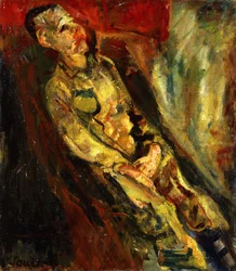 Siedzący mężczyzna; Siedzący człowiek, ok. 1923