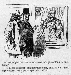 Karykatura Chama (Amedea Noego