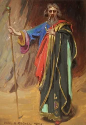 Lyn Harding jako Prospero