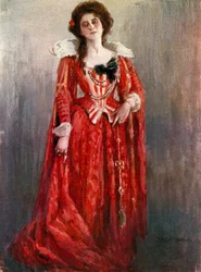 Dwunasta Noc: Hrabina Olivia, panna Maud Jeffries (kolor lito)