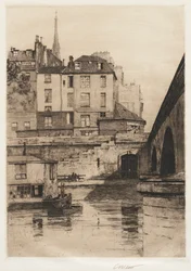 Quai des Orfèvres, Paryż, 1886.