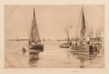 Dwa Slupy na East River, 1889.