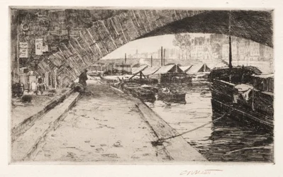 Pod Pont Marie, Paryż, 1887.