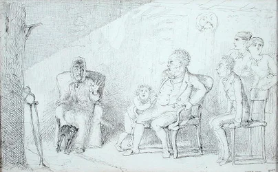 Ghost Story (pióro i atrament na papierze)