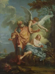 Abraham składający ofiarę