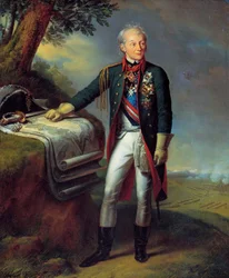 Feldmarszałek Generalissimus Książę Aleksander Suworow, żołnierz rosyjski, 1815.