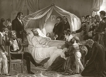 Napoleon na łożu śmierci, 5 maja 1821