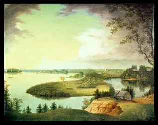 Delaware River, niedaleko Bordentown, New Jersey