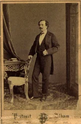 Marius Petipa, rosyjski tancerz baletowy i choreograf, ok. 1855