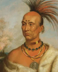 Makataimeshekiakiak (Black Hawk), ok. 1853
