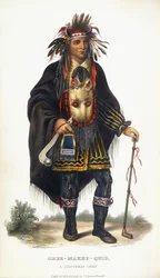 Okee-Makee-Quid, szef Chippeway, 1854