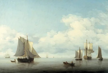 „Pejzaż morski z żeglugą”, 1743-1759