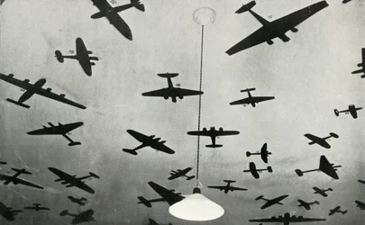 Sylwetki samolotów wojskowych...w szkole szkoleniowej RAF podczas II wojny światowej, 1941.