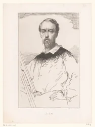 Portret van Félix François Georges Philibert Ziem Akwaforty i litografie (tytuł serii)