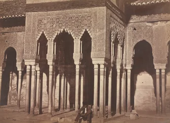 Dziedziniec, Alhambra, 1857-58.