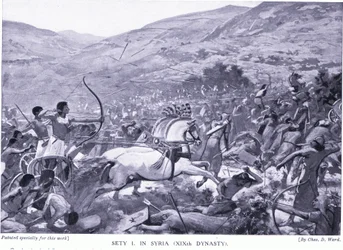 Sety I w Syrii (XIX dynastia), ok. 1920