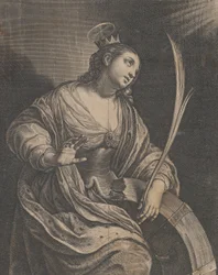 Święta Katarzyna Aleksandryjska, ca. 1630.