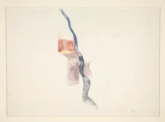 Abstrakcja drzew (prawdopodobnie badanie dla Red Chimneys, 1918?)
