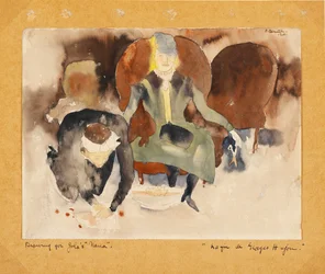 Zolas Nana, 1910 (wc na papierze)