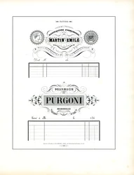 Elegancki papier firmowy dla zegarmistrza i apteki (druk)