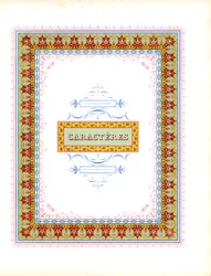 Wspaniała ramka chromolitograficzna (druk)