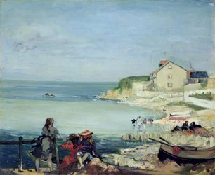 Scena na plaży, Swanage