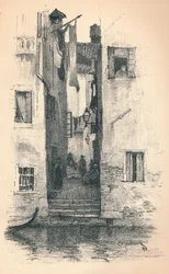 Ulica w Wenecji, 1895
